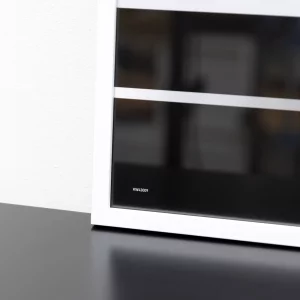 Alurahmen C2 84,1x118,9 cm (A0) | Weiß glanz | Normalglas (2 mm)