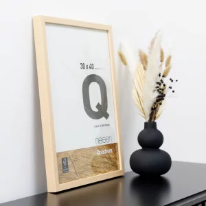 Holzrahmen Quadrum 60x80 cm | Ahorn | Normalglas (2 mm)