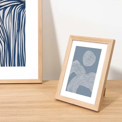 Dębowa rama do obrazów Scandic 21x29,7 cm (A4) | dąb | szkło standardowe (2 mm)