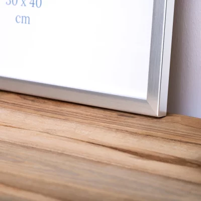 Houten kader Amarante 30x40 cm | zilver | normaal glas (2 mm)