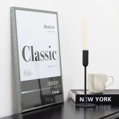 Hliníkový rám Classic 18x24 cm | kontrastní šedá | normální sklo (2mm)