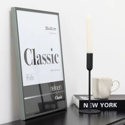 Hliníkový rám Classic 18x24 cm | platina | normální sklo (2mm)