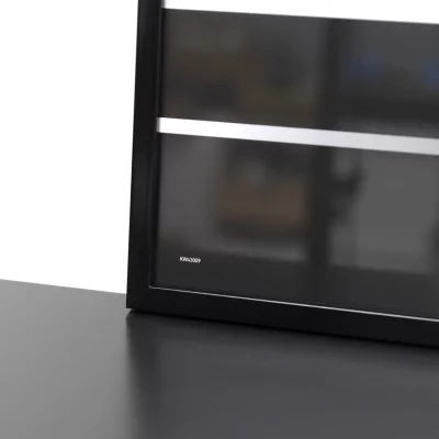 Hliníkový rám C2 10x15 cm | lesklá eloxovaná černá | normální sklo (2mm)