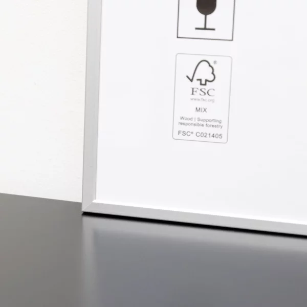 Alurahmen Accent 30x40 cm | Silber matt | Normalglas (2 mm)