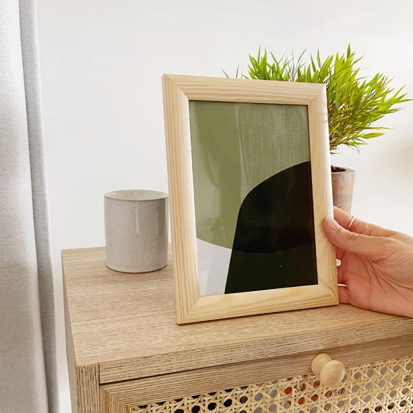 Cadre en bois Luise 10x15 cm | blanc | verre standard (2 mm)