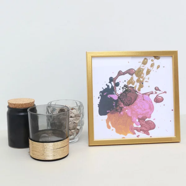 Houten kader Lola 9x13 cm | goud | normaal glas (2 mm)