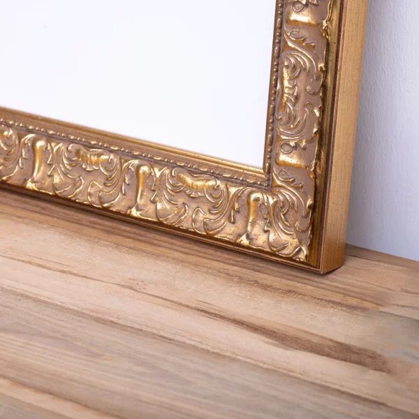 Barock-Bilderrahmen Luanco 42x59,4 cm (A2) | gold | Normalglas (2 mm)