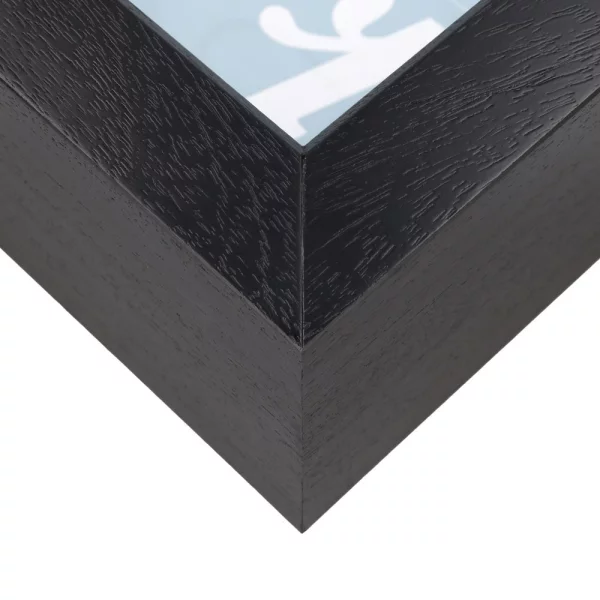 Cadre 3D en bois Dragón sur mesure Black | verre standard (2 mm)