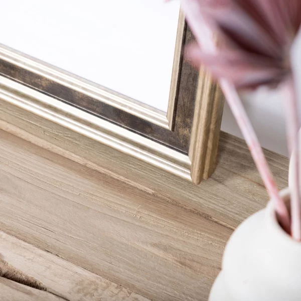 Cadre en bois Brême sur mesure or | verre standard (2 mm)