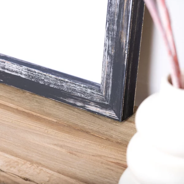 Holz-Bilderrahmen Rodgau nach Mass Weiß | Normalglas (2 mm)