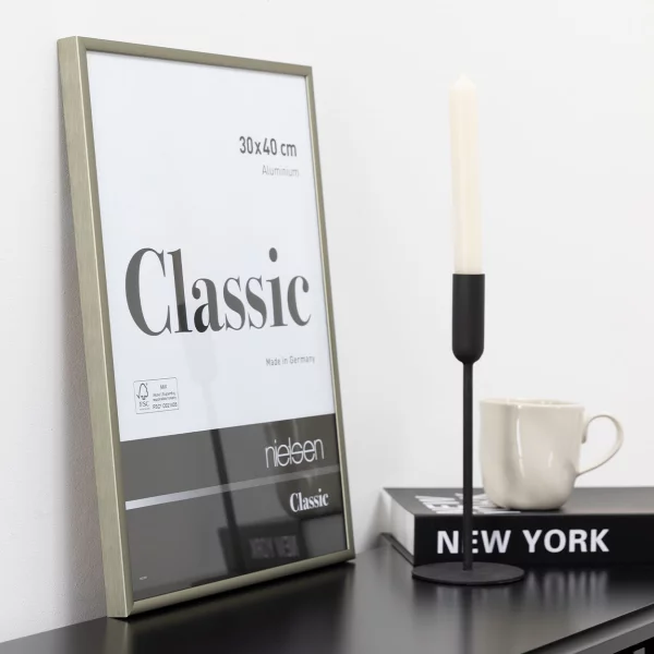 Cadre en aluminium Classic 21x29,7 cm (A4) | champagne | verre standard (2 mm)