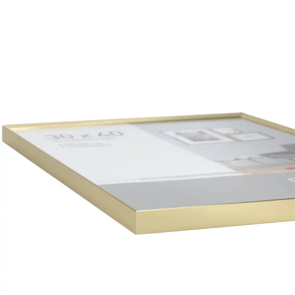 Cadre en aluminium Pixel 10x15 cm | or brillant | verre standard (2 mm)