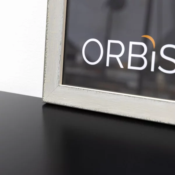 Bilderrahmen Bahia aus Holz nach Mass Grau | Normalglas (2 mm)