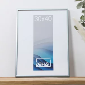 Alu-Bilderrahmen Superba nach Maß Karminrot 3002 | Kunstglas (2 mm)