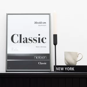Alurahmen Classic 21x29,7 cm (A4) | Platin | Normalglas (2 mm)