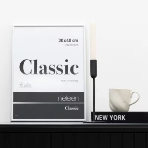 Alurahmen Classic 21x29,7 cm (A4) | Silber matt | Normalglas (2 mm)