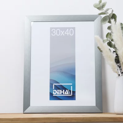 Rama aluminiowa Antares na wymiar kontrastowy szary | szkło standardowe (2 mm)