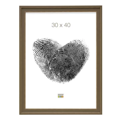 Houten kader Rudolph 13x13 cm | bruin | normaal glas (2 mm)