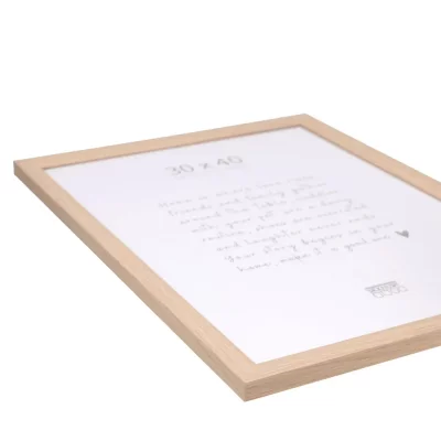 Houten kader Olivia 13x13 cm | eik | normaal glas (2 mm)