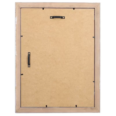 Exklusiv träram Shab 30x90 cm | silver | Standardglas (2 mm)