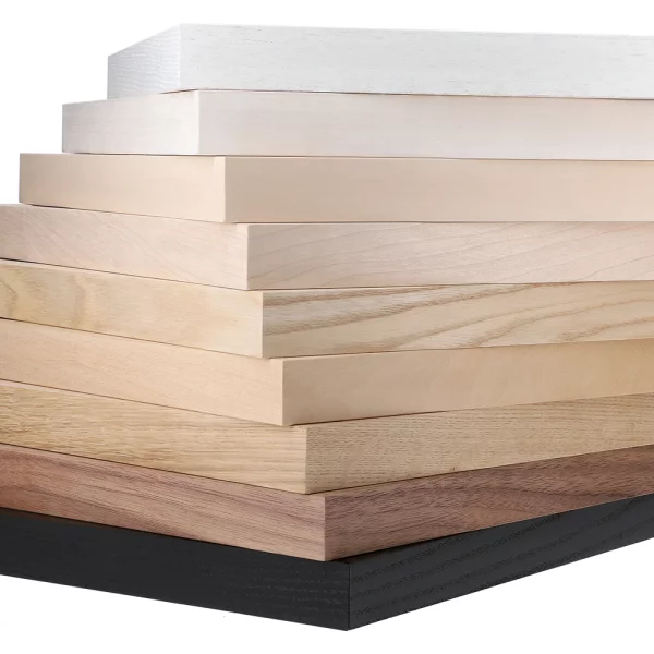 Holz Bilderrahmen BARTH - Serie 210 - Maßanfertigung Ahorn | Normalglas (2 mm)