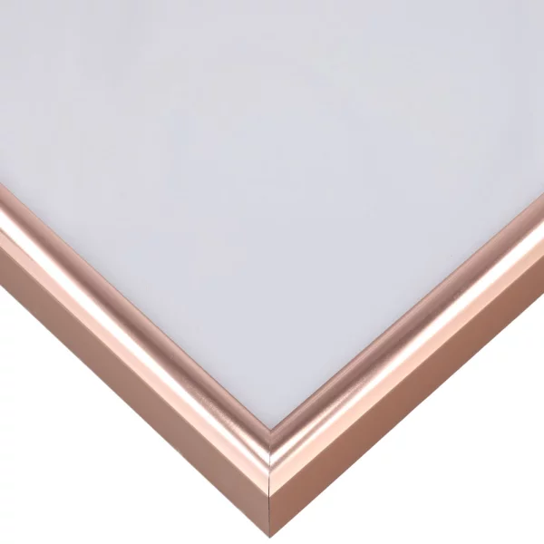 Cadre en aluminium Liz 10x15 cm | or rose | verre standard (2 mm)