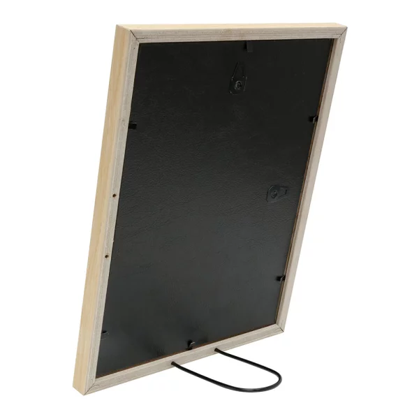 Cadre en bois David avec passe-partout 20x20 cm (13x13 cm) | naturel | verre standard (2 mm)