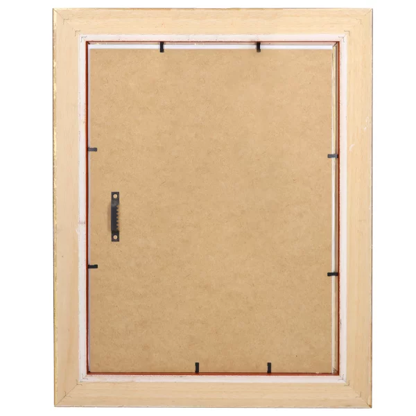 Exklusiver Holz-Bilderrahmen Glymur 60x60 cm | Gold | Normalglas (2 mm)