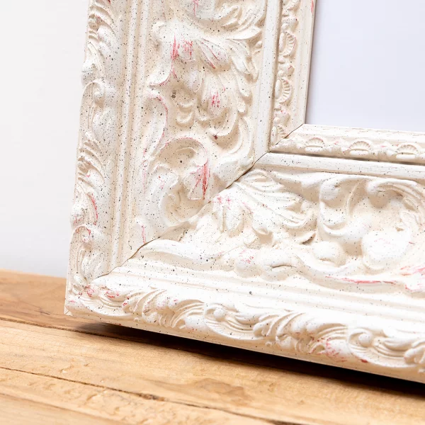 Exklusiv-Holzrahmen Calinda 29,7x42 cm (A3) | Weiß | Normalglas (2 mm)