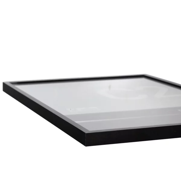 Alu-Bilderrahmen C2 10x15 cm | Eloxal Schwarz glanz | Normalglas (2 mm)