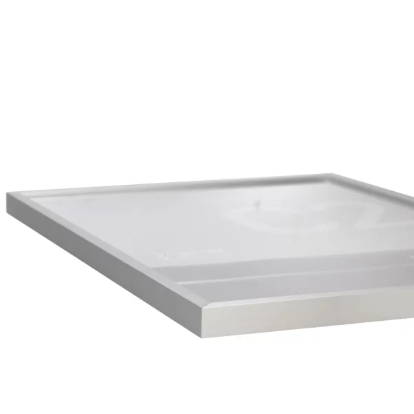 Alu-Bilderrahmen C2 30x40 cm | Struktur Silber matt | Normalglas (2 mm)