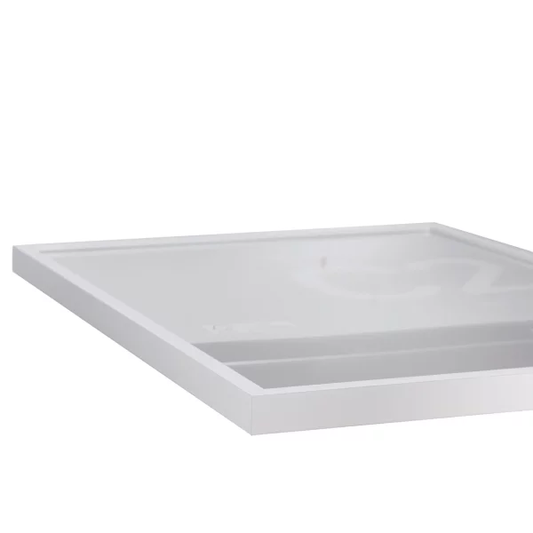 Alu-Bilderrahmen C2 15x20 cm | Weiß glanz | Normalglas (2 mm)