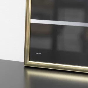 Alurahmen Classic 21x29,7 cm (A4) | Gold | Normalglas (2 mm)