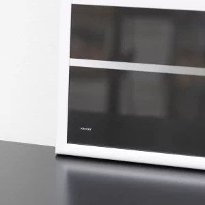 Alurahmen Classic 21x29,7 cm (A4) | Weiß glanz | Normalglas (2 mm)