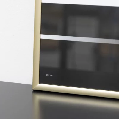 Hliníkový rám Classic 18x24 cm | zlatá matná | normální sklo (2mm)