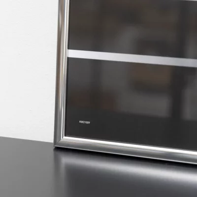 Hliníkový rám Classic 18x24 cm | stříbrná lesklá | normální sklo (2mm)