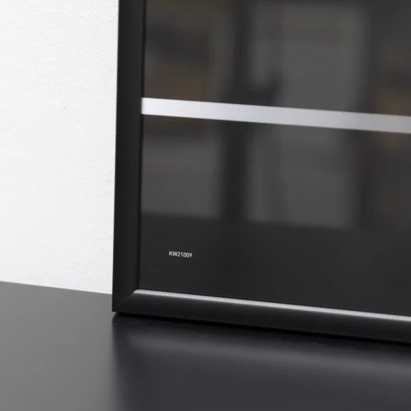 Cadre en aluminium Classic 21x29,7 cm (A4) | noir mat | verre standard (2 mm)