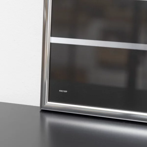 Cadre en aluminium Classic 21x29,7 cm (A4) | argent brillant | verre standard (2 mm)