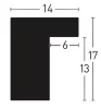 Thumbnail von Holz-Bilderrahmen Loft 14 nach Maß Format Bild 2
