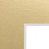 Thumbnail von 1,4 mm Passepartout White Core Maßanfertigung Polished Gold Bild 2