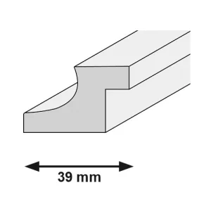 Holzrahmen Eiffel 39 nach Maß Silber | Normalglas (2 mm)