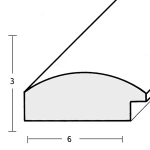 Holz-Bilderrahmen Lleida 20x30 | Rohleiste | Normalglas (2 mm)