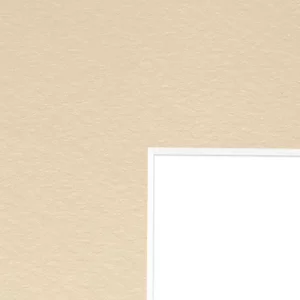 1,3 mm Passepartout - Maßanfertigung Chamois Beige