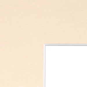 1,3 mm Passepartout - Maßanfertigung Creme Beige