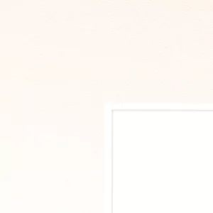 1,4 mm WhiteCore Standard-Passepartout mit individuellem Ausschnitt 60x90 cm | Brillant White