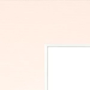 1,4 mm WhiteCore Standard-Passepartout mit individuellem Ausschnitt 60x90 cm | Chantilly
