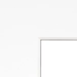 1,4 mm WhiteCore Standard-Passepartout mit individuellem Ausschnitt 60x90 cm | White Linen