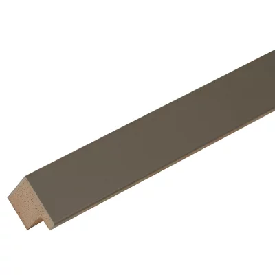 Drewniana rama do obrazu Ela 15x15 cm | kreci (szary) | szkło standardowe (2 mm)