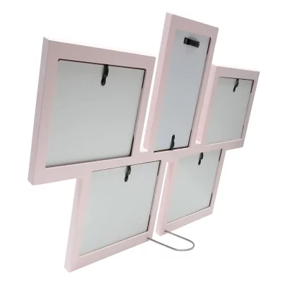 Yasmine collageram för 5 bilder 5x10x15 cm | rosa | Plastglas (2 mm)