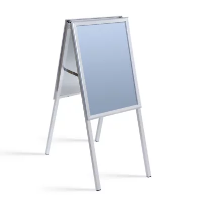 Stoepbord Standaard 32 mm 42x59 cm (A2) | hoeken in verstek | kunstglas, gematteerd (1 mm)